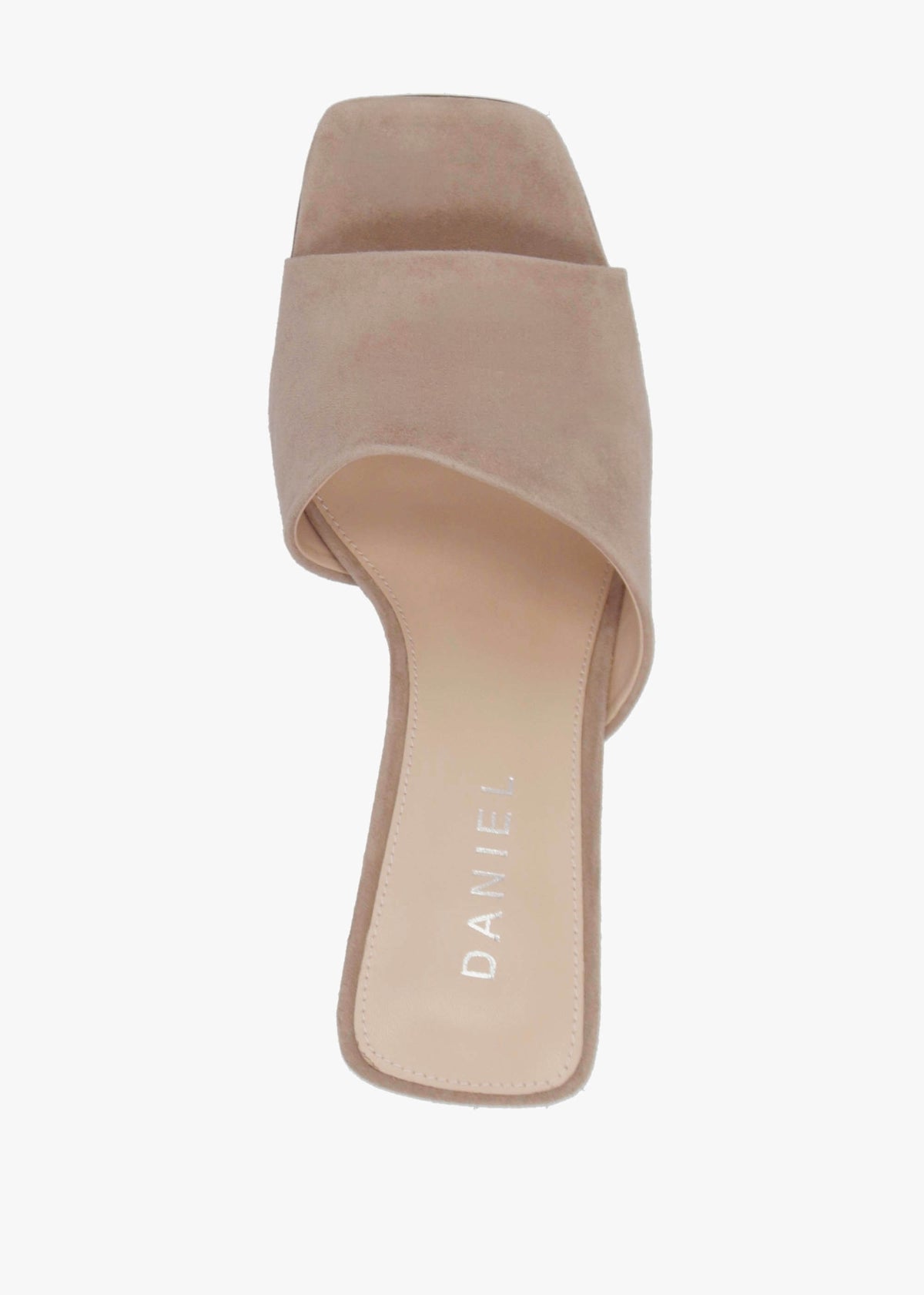 Sayne Beige Suede Wedge Mules