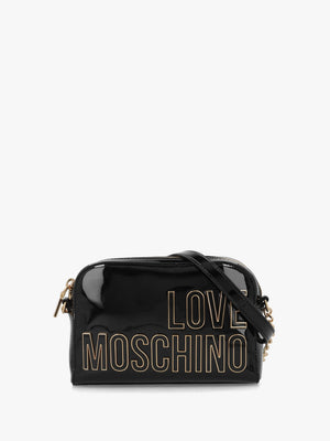 Enameled Logo Nero Cross-Body Bag