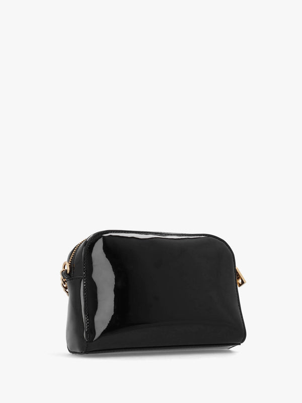 Enameled Logo Nero Cross-Body Bag