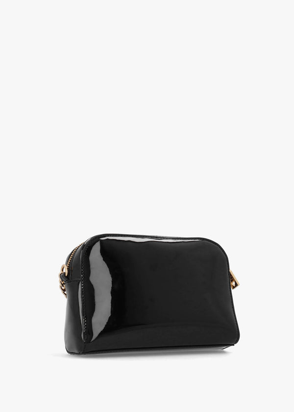 Enameled Logo Nero Cross-Body Bag