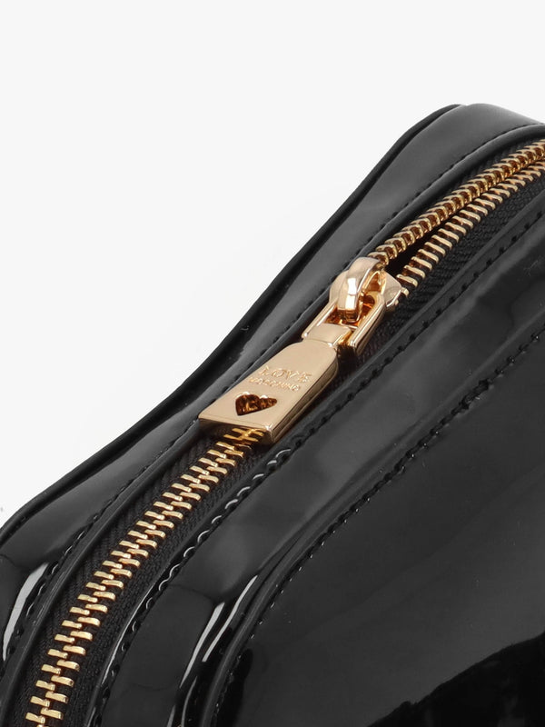 Enameled Logo Nero Cross-Body Bag