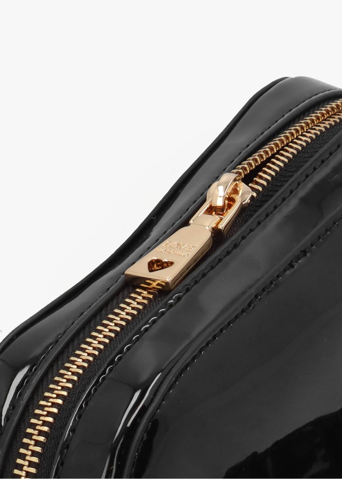 Enameled Logo Nero Cross-Body Bag
