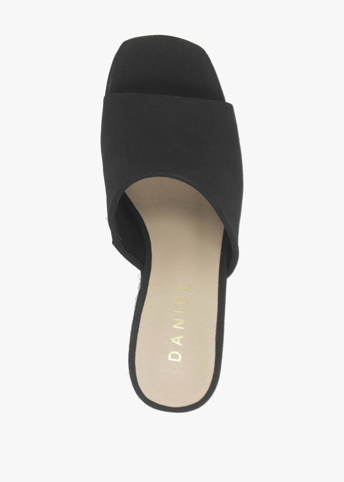 Yana Black Striped Wedge Espadrilles
