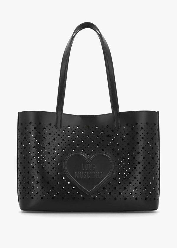 Heart Basket Nero Tote Bag