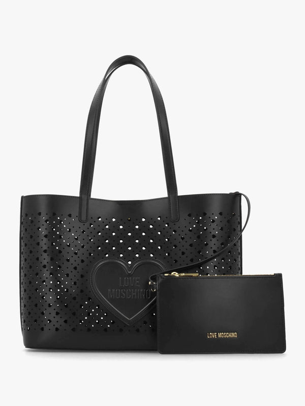 Heart Basket Nero Tote Bag