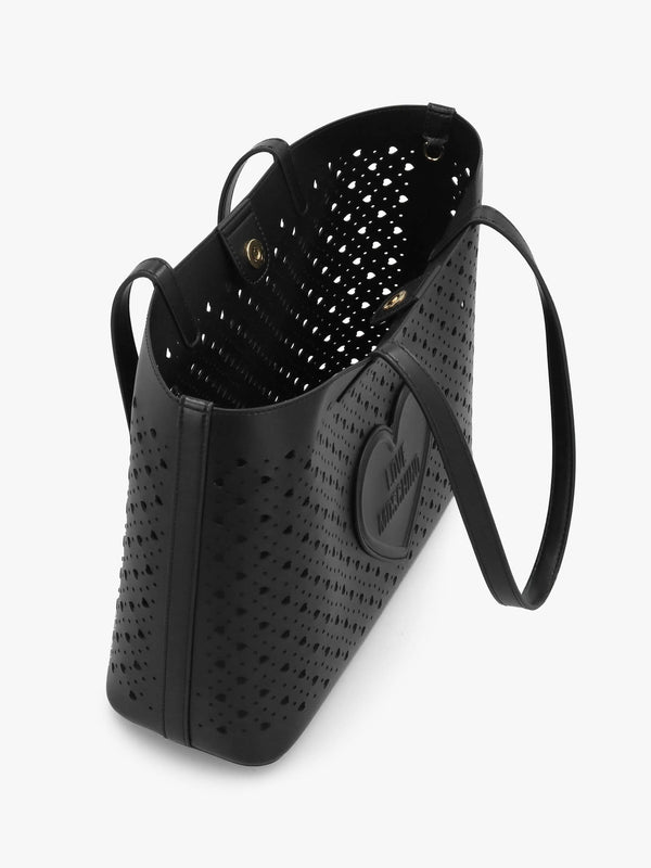 Heart Basket Nero Tote Bag