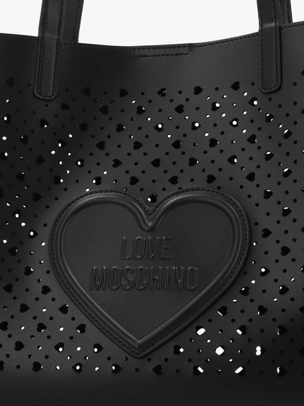 Heart Basket Nero Tote Bag