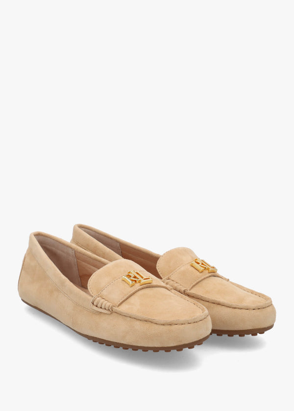 Barnsbury Buff Suede Loafers
