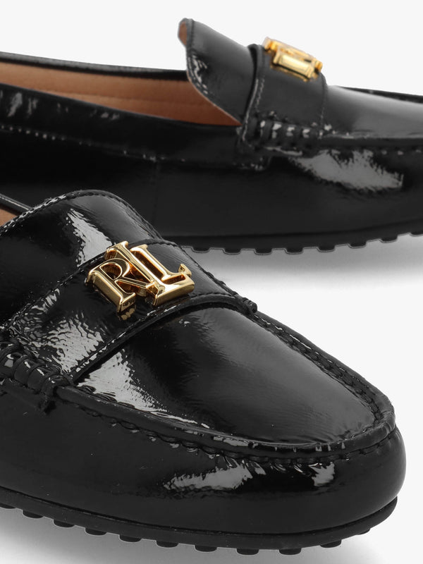 Barnsbury Black Patent Leather Loafers