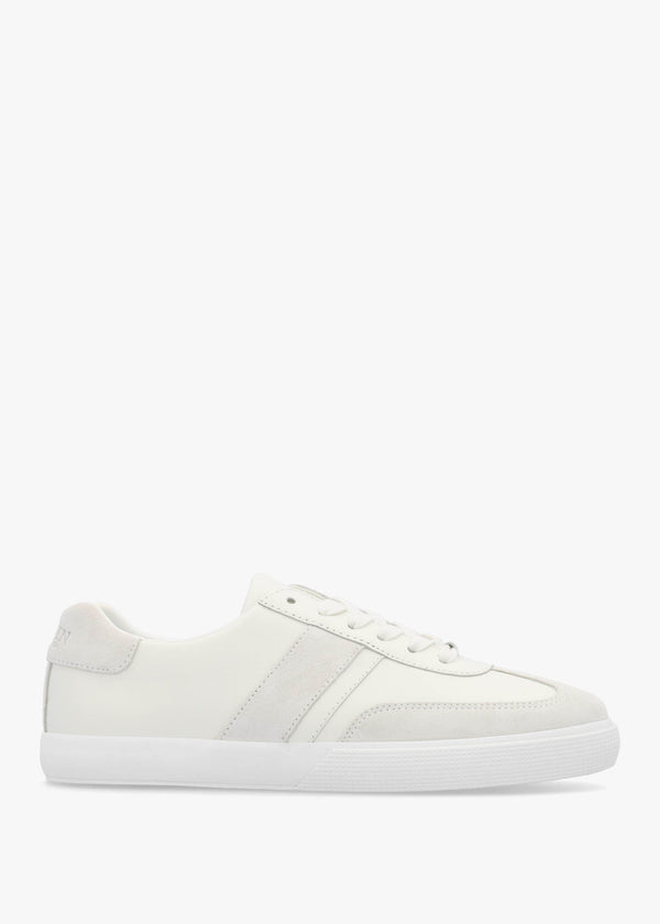 Braylee Bianco Leather & Suede Trainers