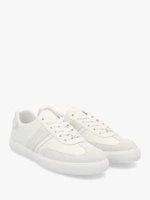 Braylee Bianco Leather & Suede Trainers