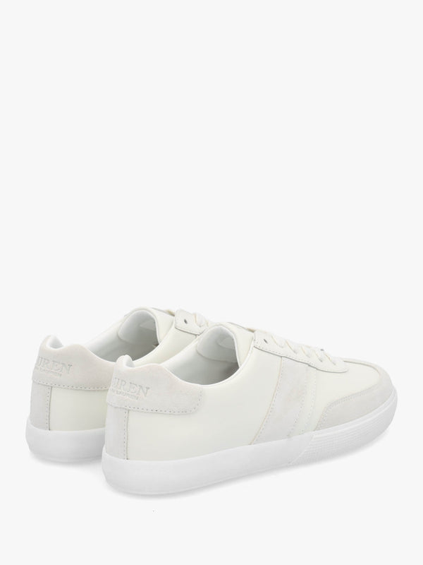 Braylee Bianco Leather & Suede Trainers