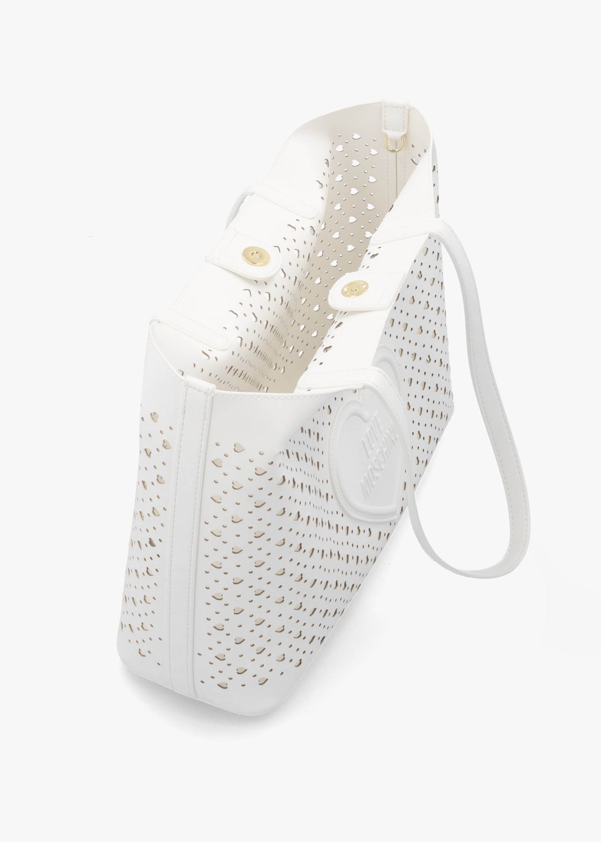 Heart Basket Bianco Tote Bag