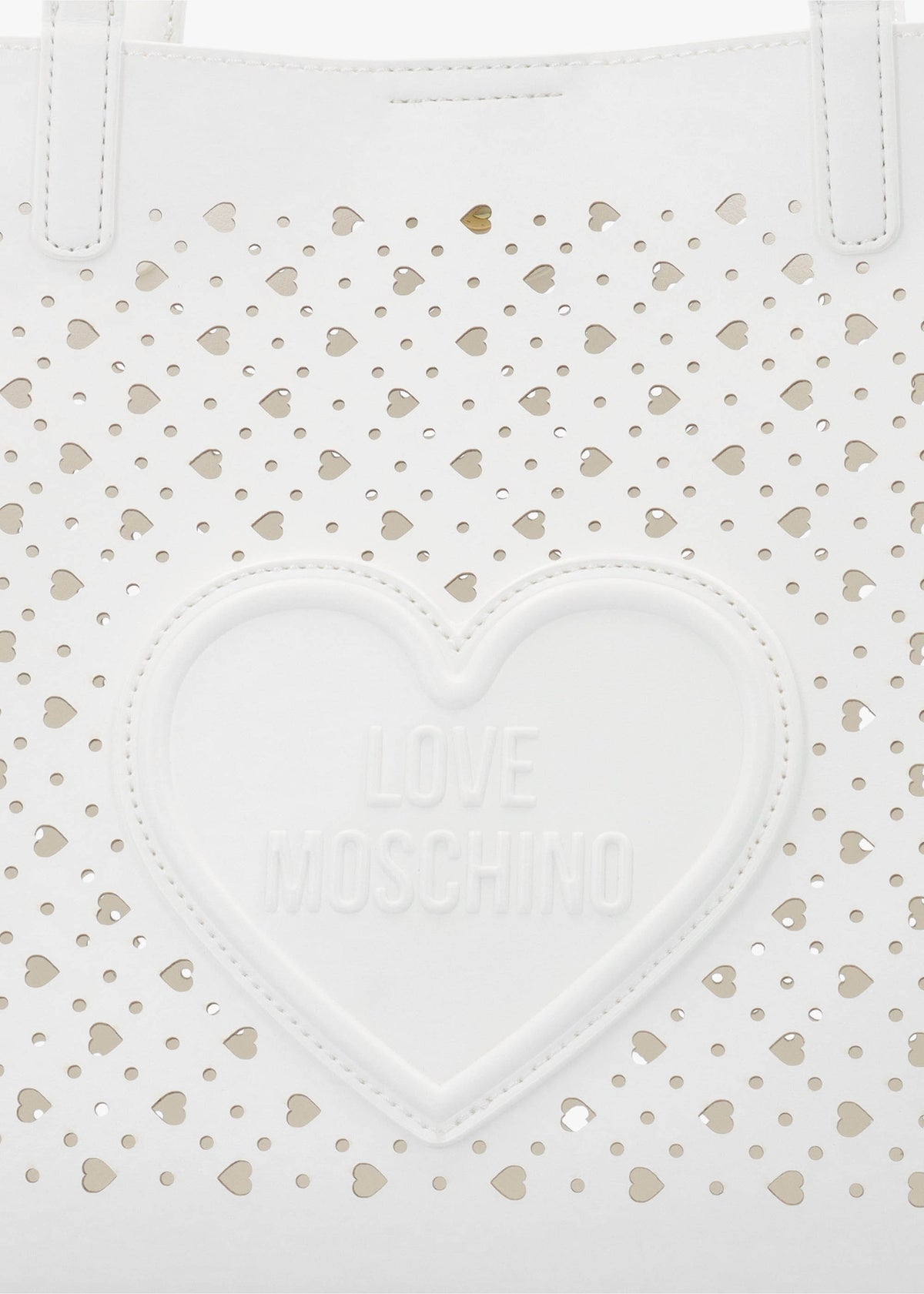 Heart Basket Bianco Tote Bag