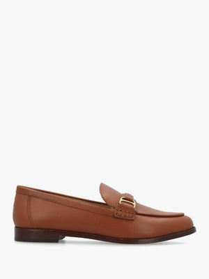 Tasha Lauren Tan Leather Loafers