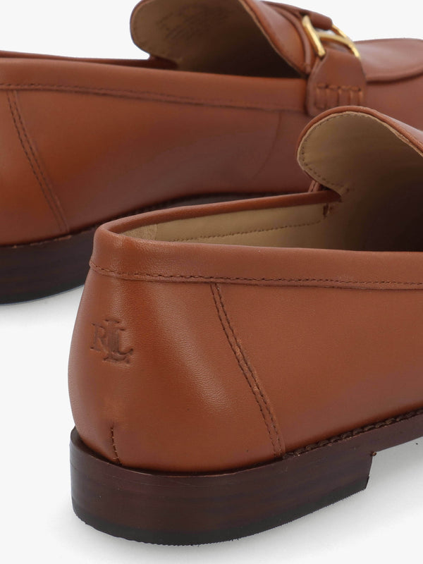 Tasha Lauren Tan Leather Loafers