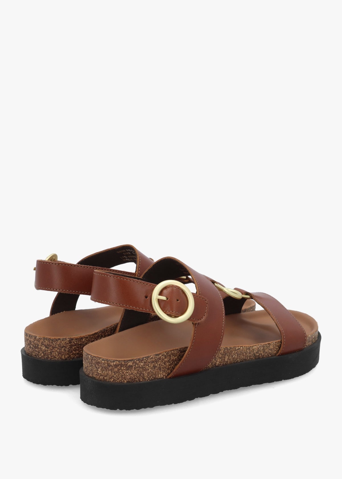 Gwen Brown Leather Sandals