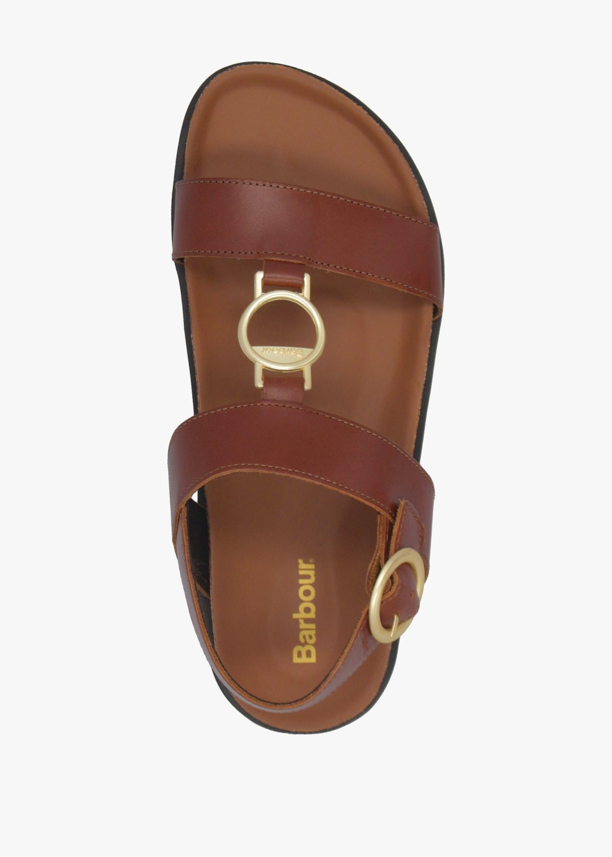 Gwen Brown Leather Sandals