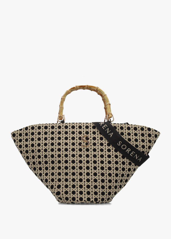 One-Of-A-Kind Postiano Multicoloured Basket Tote Bag