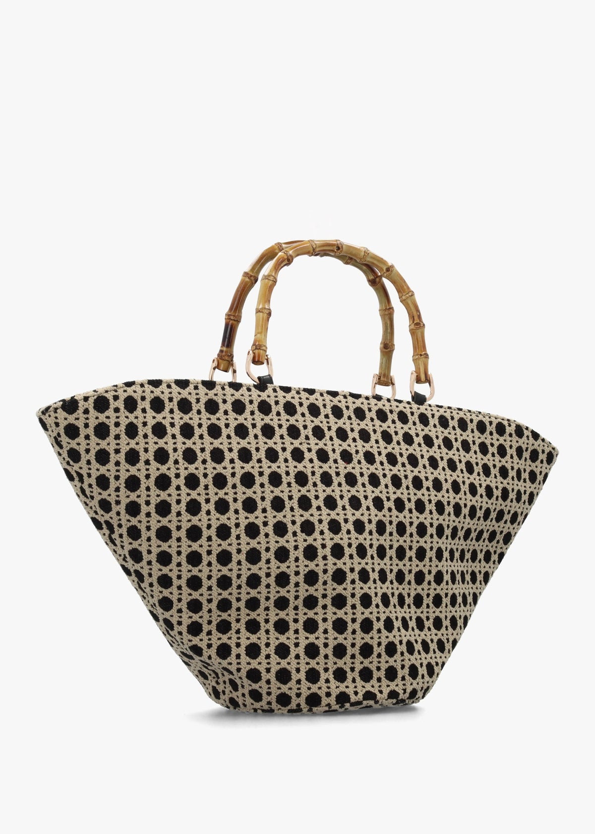One-Of-A-Kind Postiano Multicoloured Basket Tote Bag