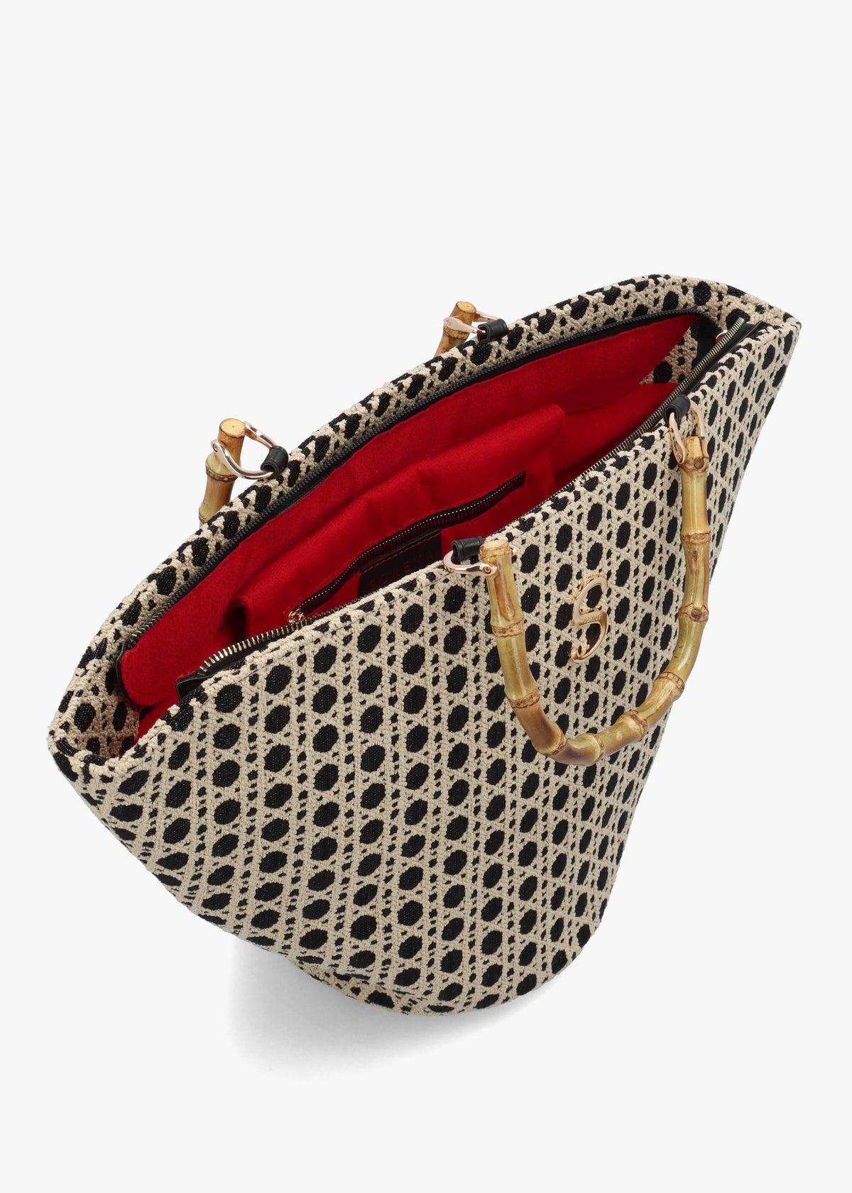 One-Of-A-Kind Postiano Multicoloured Basket Tote Bag