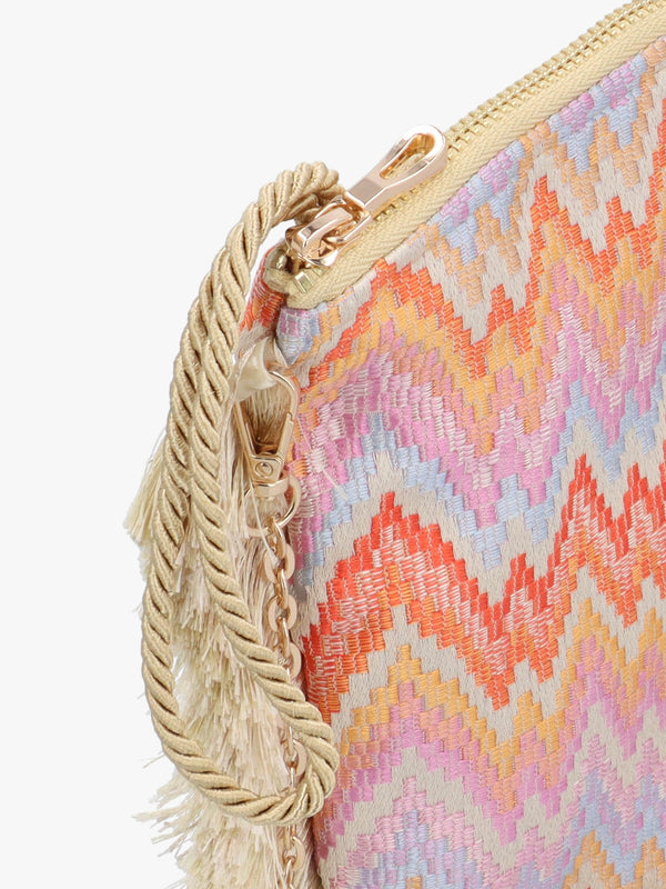 One-Of-A-Kind Juciy Multicoloured Clutch Bag