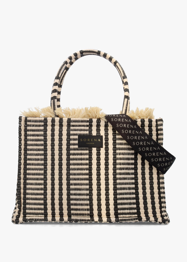 One-Of-A-Kind Ammos Multicoloured Straw Tote Bag