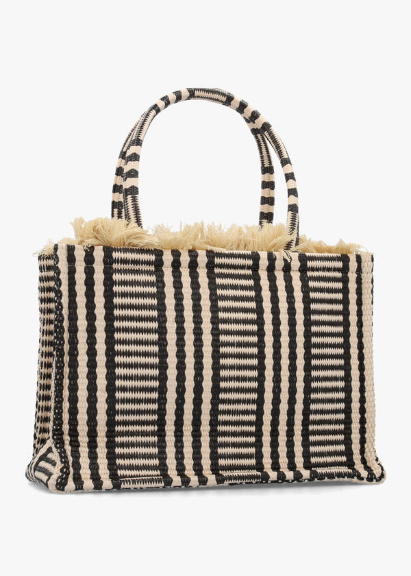 One-Of-A-Kind Ammos Multicoloured Straw Tote Bag
