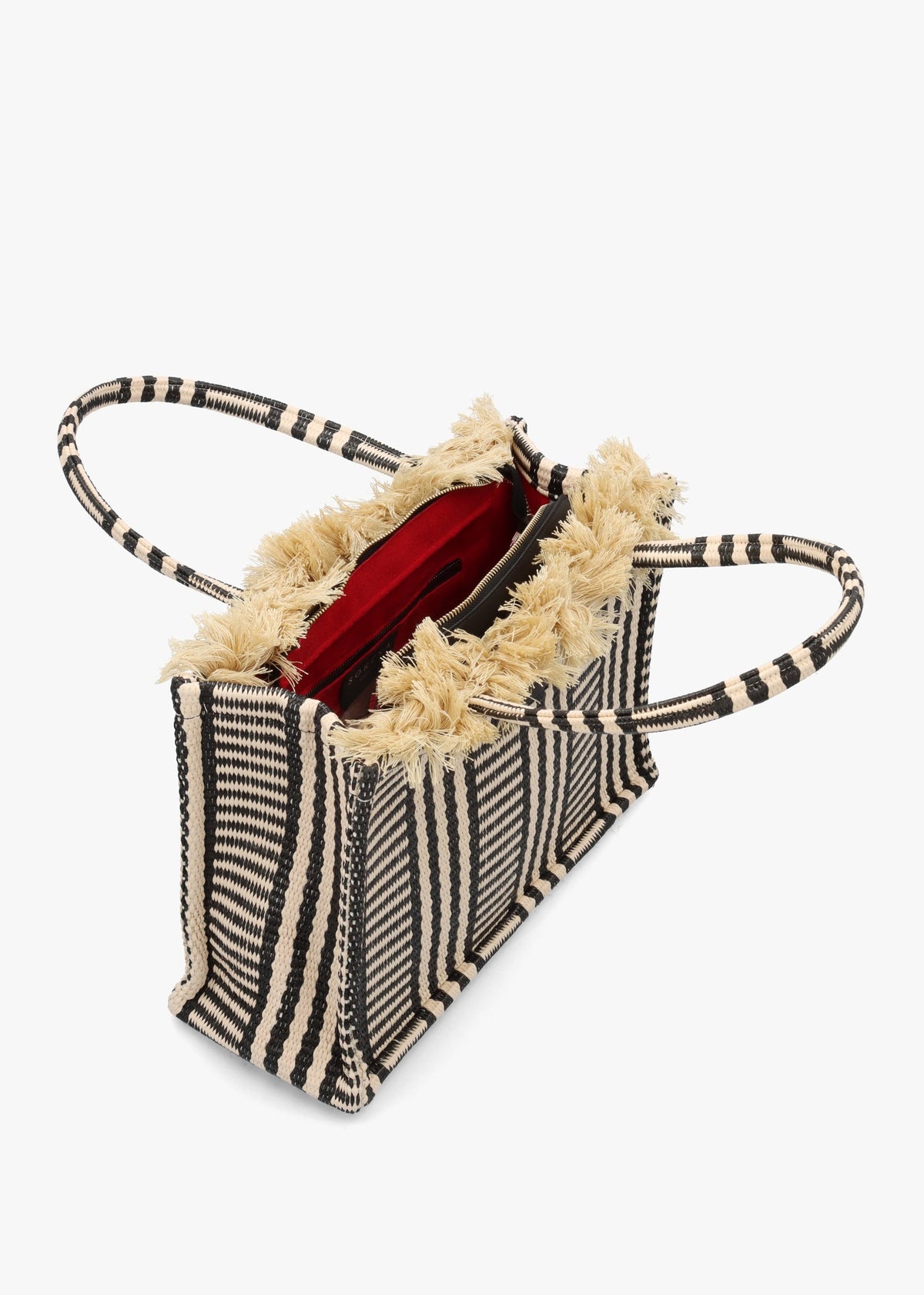 One-Of-A-Kind Ammos Multicoloured Straw Tote Bag