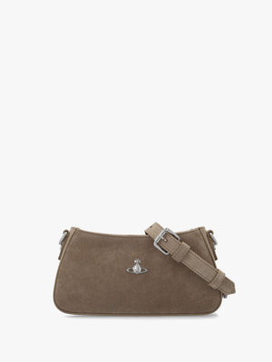 Tasha Stone Suede Shoulder Phone Bag
