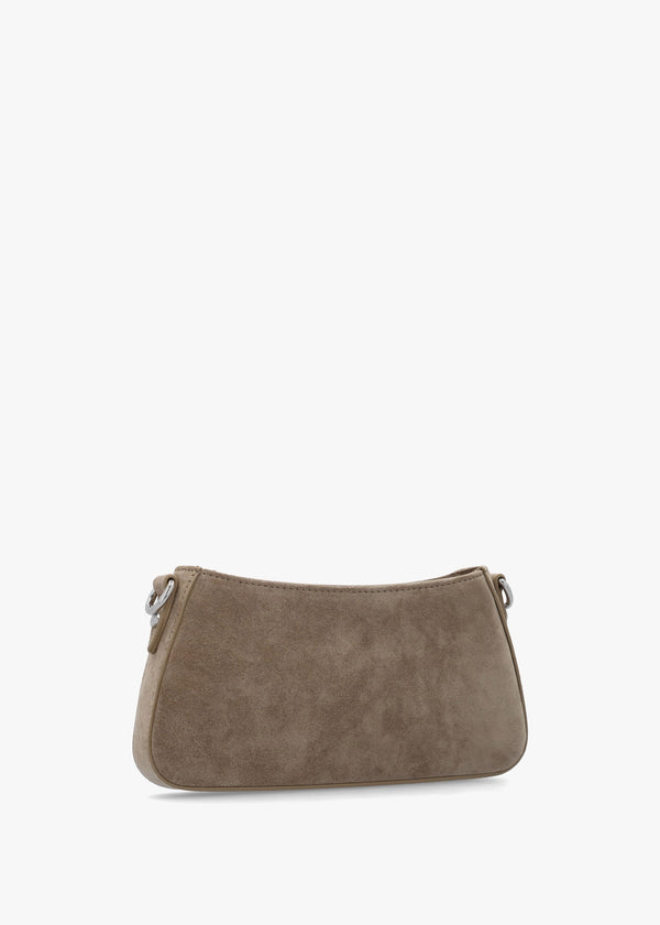 Tasha Stone Suede Shoulder Phone Bag