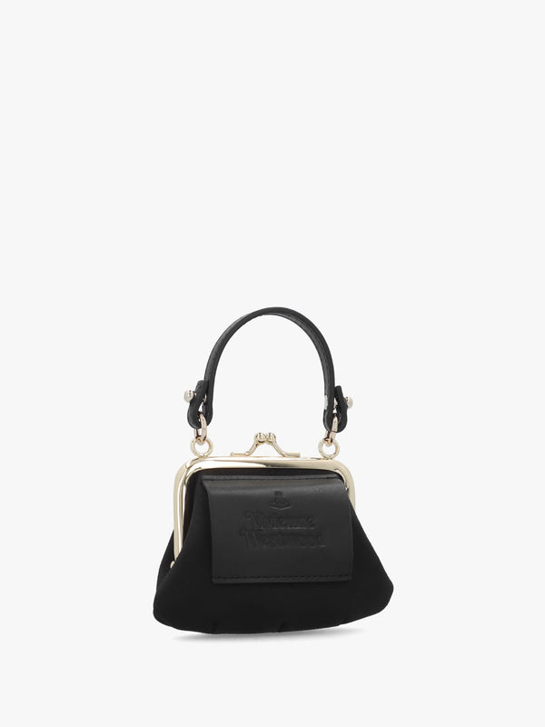 Mini Granny Frame Black Purse