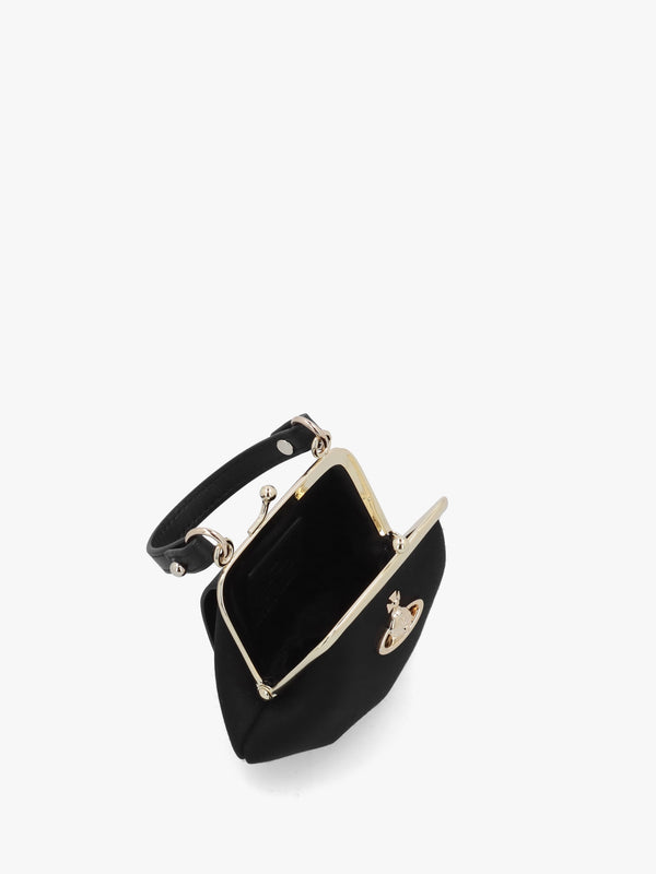 Mini Granny Frame Black Purse