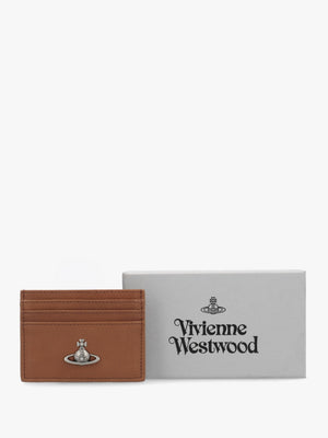 Honey Leather Flat Card Holder