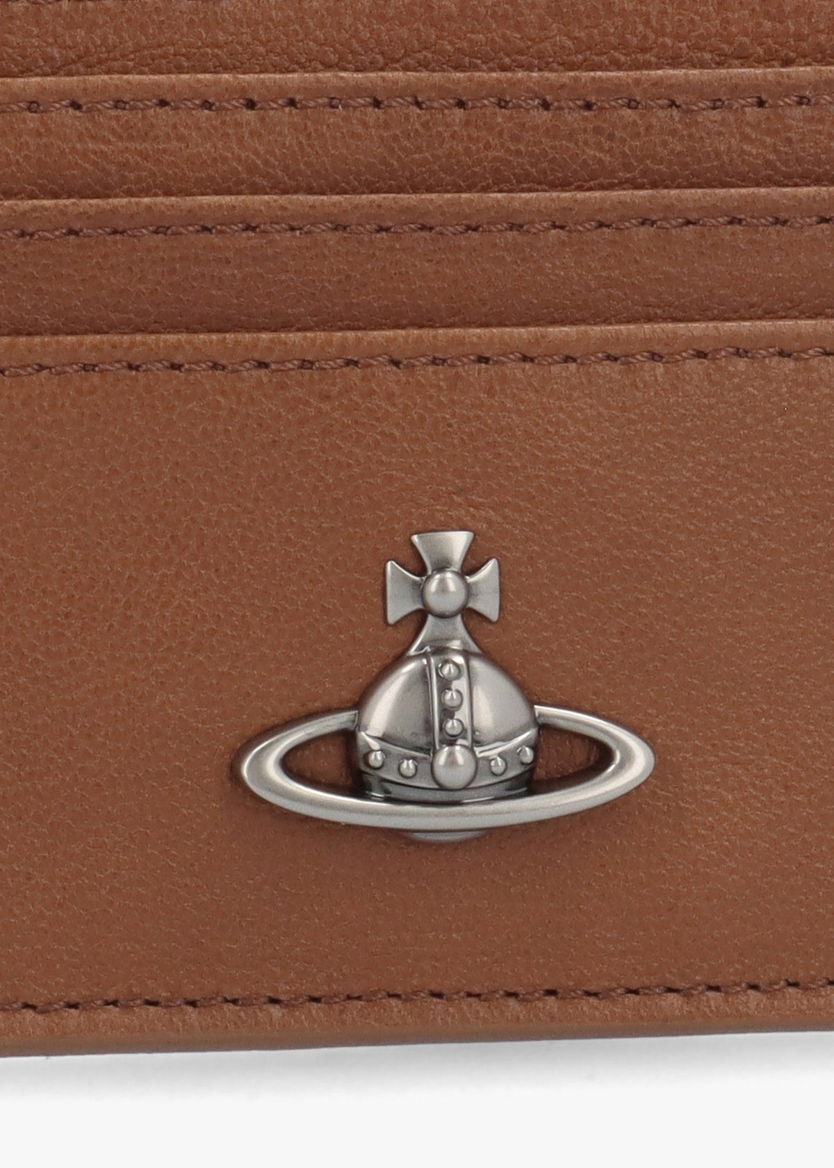 Honey Leather Flat Card Holder