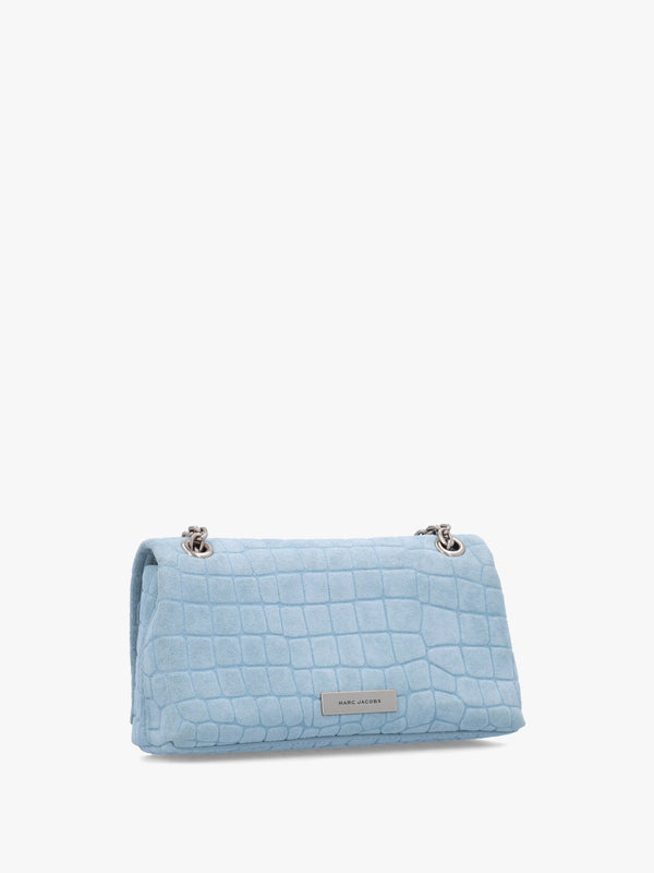 The Croc Dual Chain Mini Blue Mist Shoulder Bag