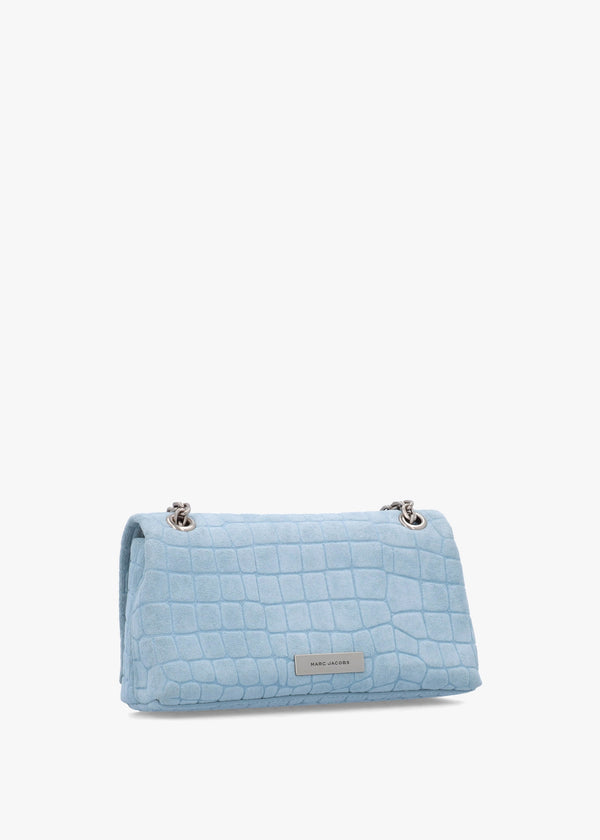 The Croc Dual Chain Mini Blue Mist Shoulder Bag