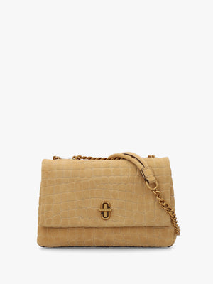 The Suede Croc Slim Dual Convertible Sahara Shoulder Bag