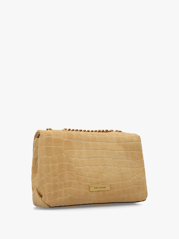 The Suede Croc Slim Dual Convertible Sahara Shoulder Bag