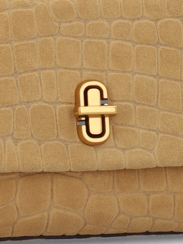 The Suede Croc Slim Dual Convertible Sahara Shoulder Bag