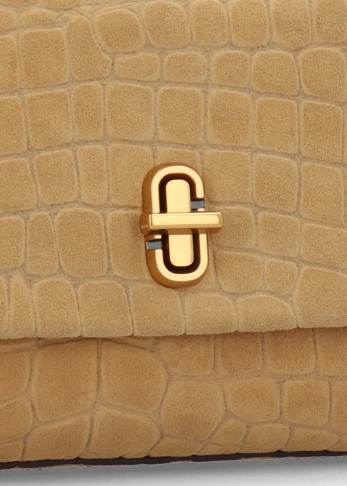 The Suede Croc Slim Dual Convertible Sahara Shoulder Bag