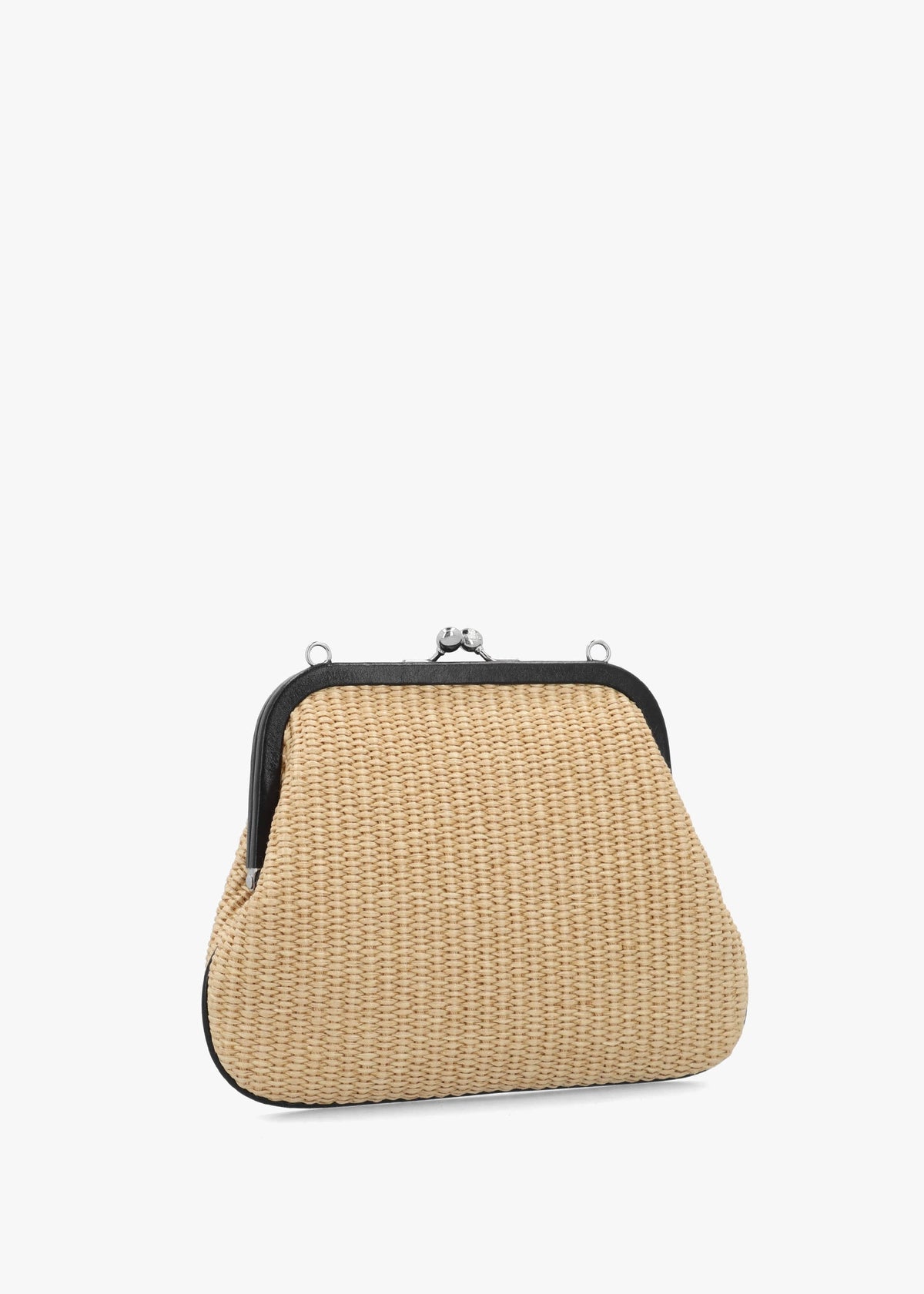 Raffia Natural Clutch Bag