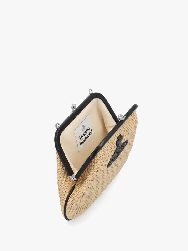 Raffia Natural Clutch Bag