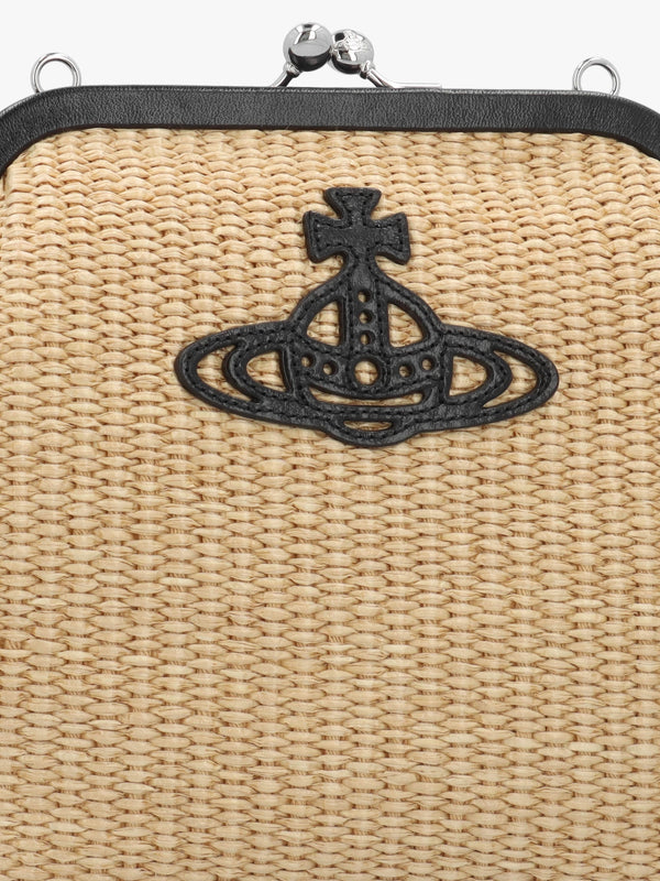 Raffia Natural Clutch Bag