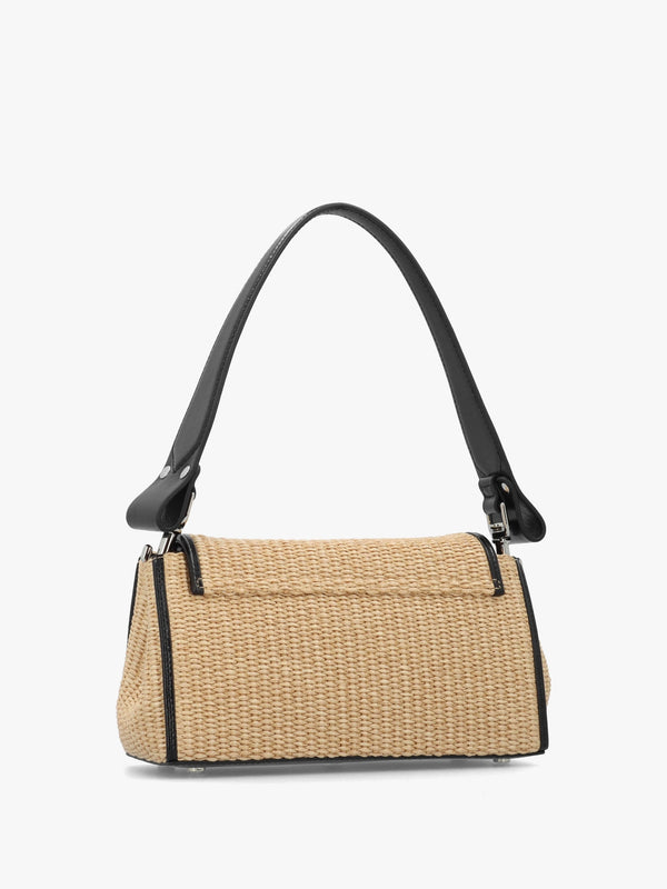 Hazel Natural Raffia Shoulder Bag