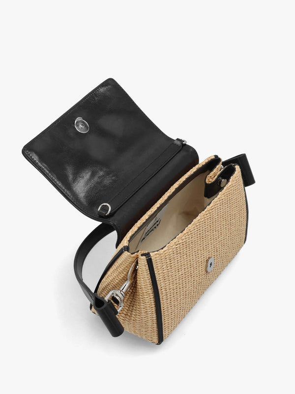Hazel Natural Raffia Shoulder Bag