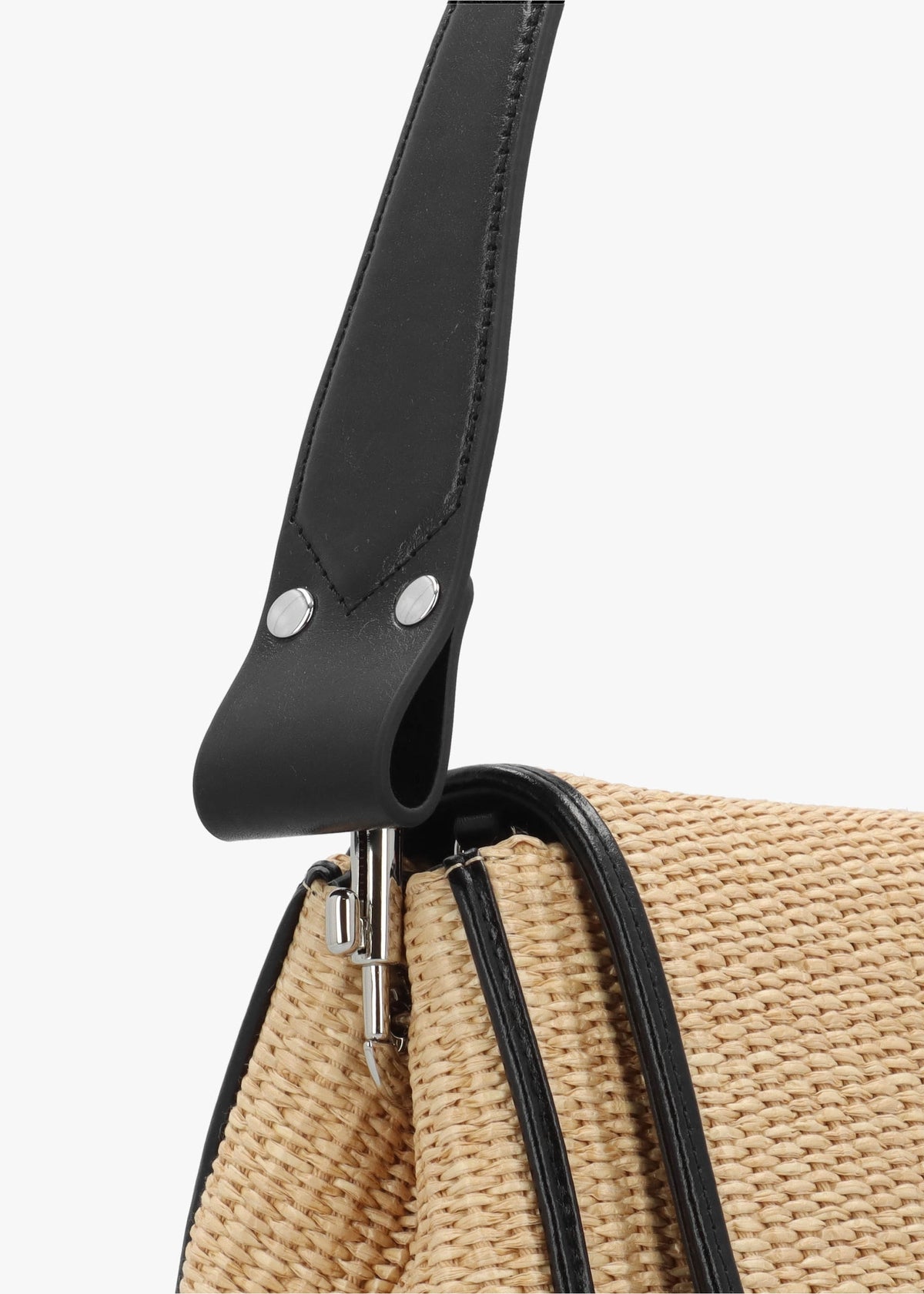 Hazel Natural Raffia Shoulder Bag