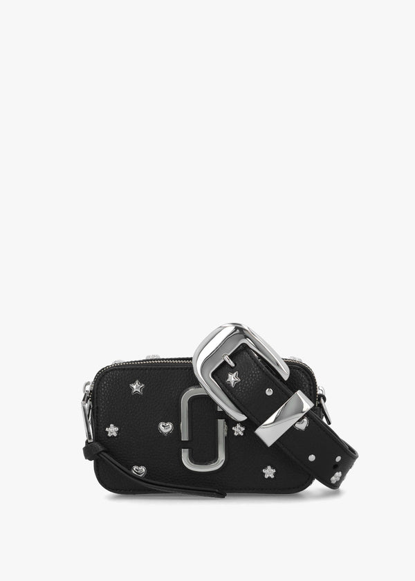 The Snapshot Mini Icon Studs Black Multi Leather Camera Bag