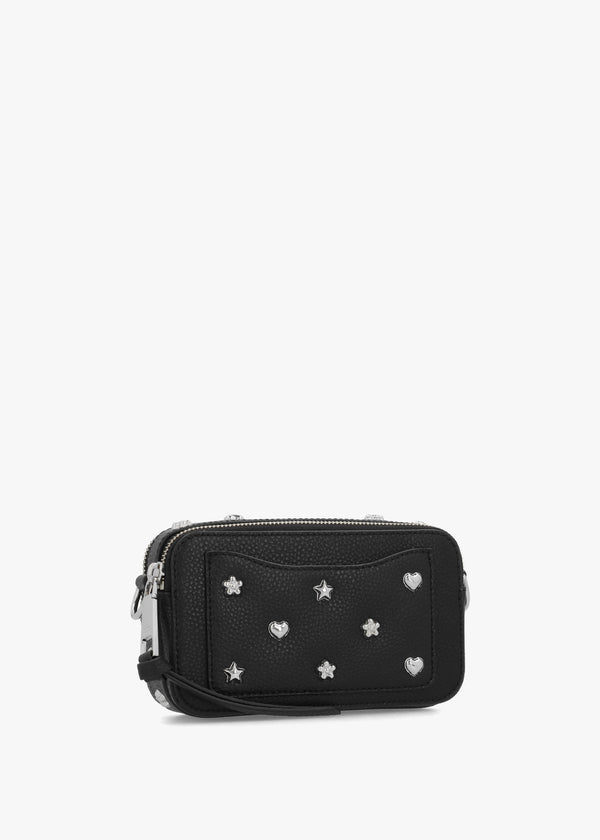 The Snapshot Mini Icon Studs Black Multi Leather Camera Bag