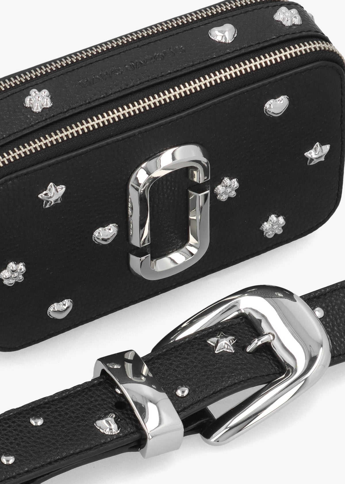 The Snapshot Mini Icon Studs Black Multi Leather Camera Bag